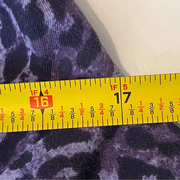 Soft Surroundings Purple Blue Animal Print GorpCore Athletic Dress NWOT Size PS - Picture 10 of 12